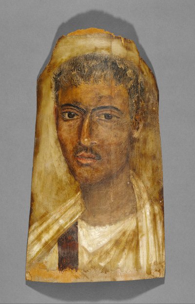 Mummy Portrait of a Young Man by Unbekannt Unbekannt